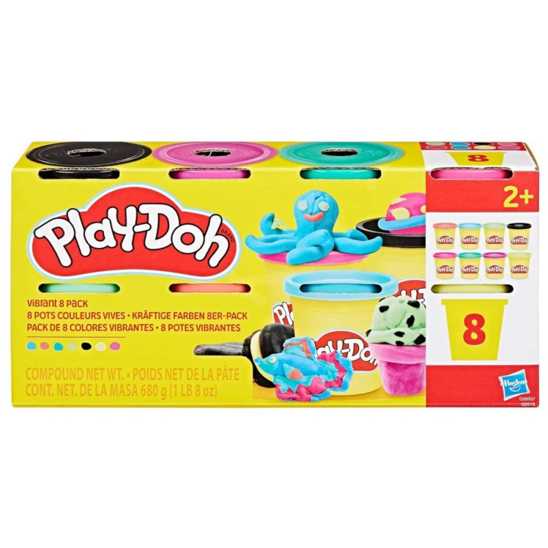 PLAY DOH 8 PACK ASST 