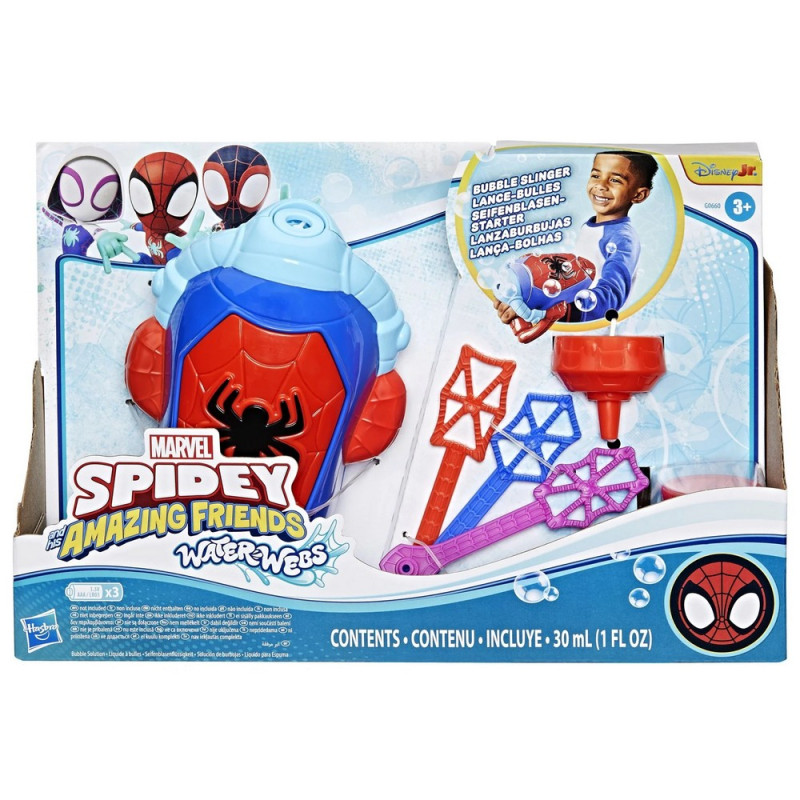 SPIDERMAN AND FRIENDS SPIDEY BUBBLE SLINGER 