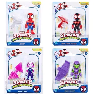 SPIDERMAN AND FRIENDS 3IN FIGURE ACSRY AST