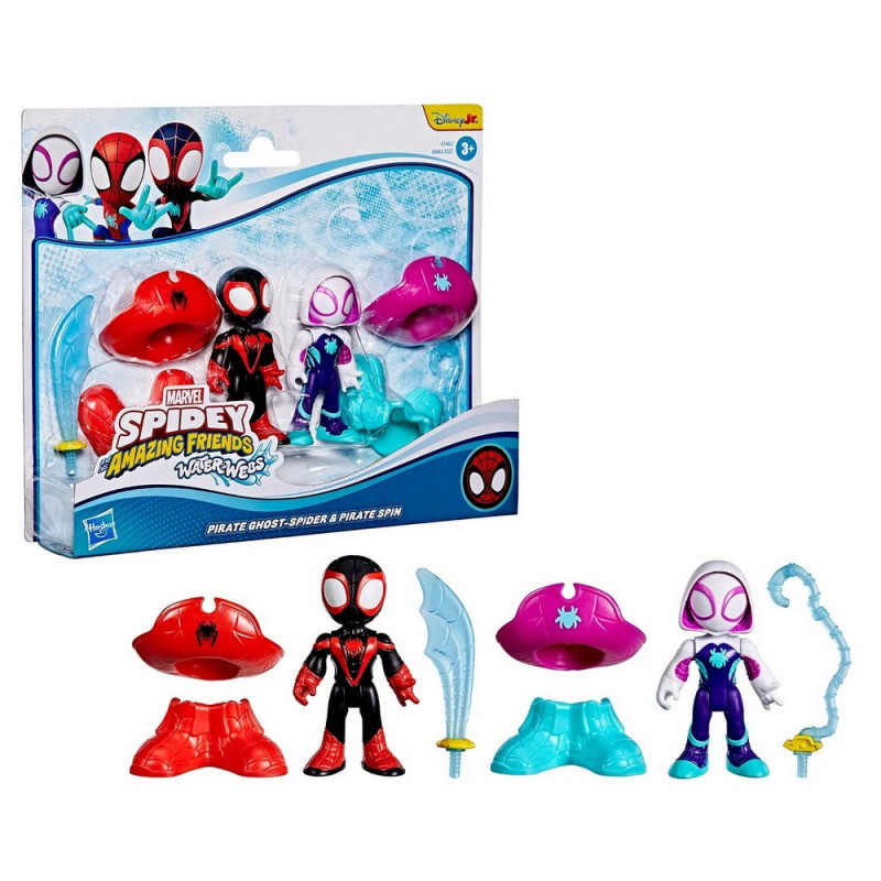 SPIDEY AND FRIENDS WATERWEBS 2PK AST 