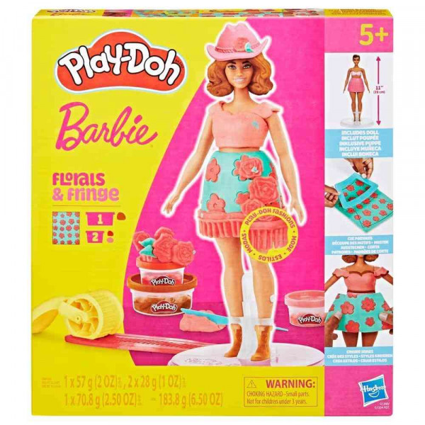 PLAY-DOH BARBIE FLORALS AND FRINGE 