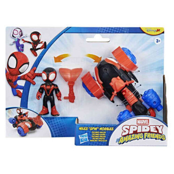 SPIDEY AND FRIENDS 3IN MILES TECHNO RACER VEH 