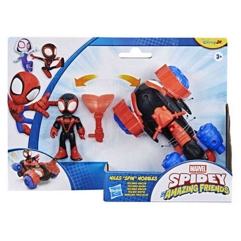 SPIDEY AND FRIENDS 3IN MILES TECHNO RACER VEH 