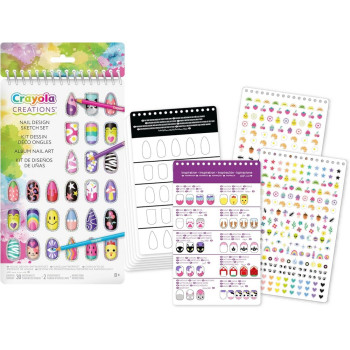 CRAYOLA SET NAIL DESIGN STIKERI ZA NOKTICE 
