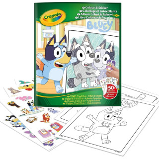 CRAYOLA BOJANKA SA STIKERIMA BLUEY 