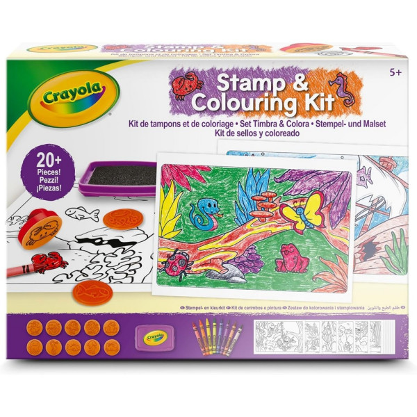 CRAYOLA SET NACRTAJ I OBOJ FOREST ANIMALS 
