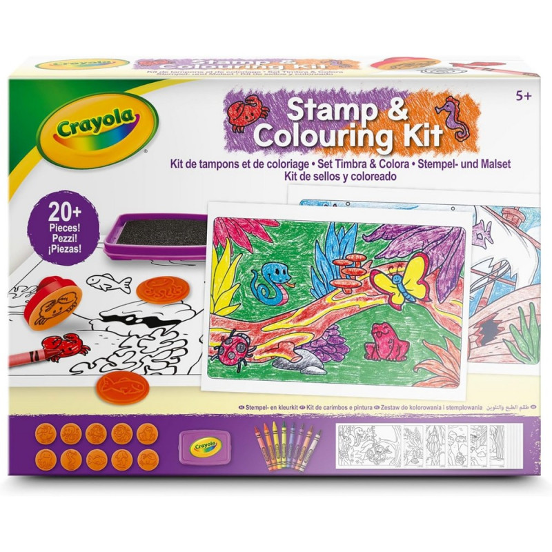 CRAYOLA SET NACRTAJ I OBOJ FOREST ANIMALS 