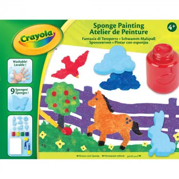 CRAYOLA CRAYOLA SPONGE PAINTING SET 