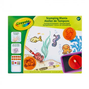 CRAYOLA CRAYOLA STAMPING MANIA SET 