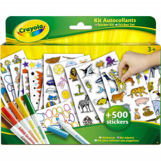 CRAYOLA CRAYOLA COLOUR CRAFTS SET SA 500 STIKERA
