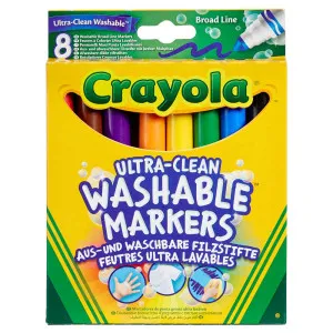 CRAYOLA SIROKI PERIVI MARKERI 8 KOM