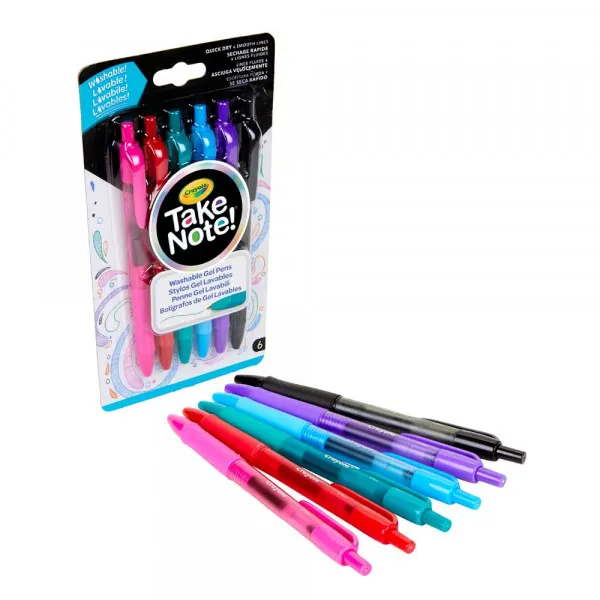 CRAYOLA PISI-BRISI 6 GEL OLOVAKA 