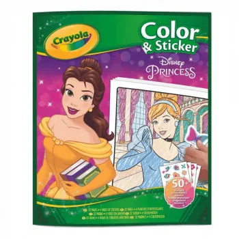 CRAYOLA BOJANKA SA STIKERIMA PRINCESS 