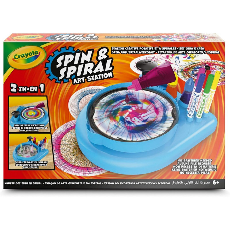 CRAYOLA SET ZA CRTANJE ZAVRTI I OBOJ 