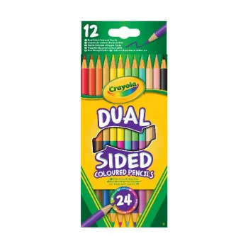 CRAYOLA 12 DVOSTRANIH OLOVAKA DRVENA BOJICA 