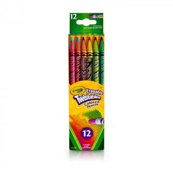 CRAYOLA 12 TWISTY PISI-BRISI OLOVAKA DRVENA BOJICA 