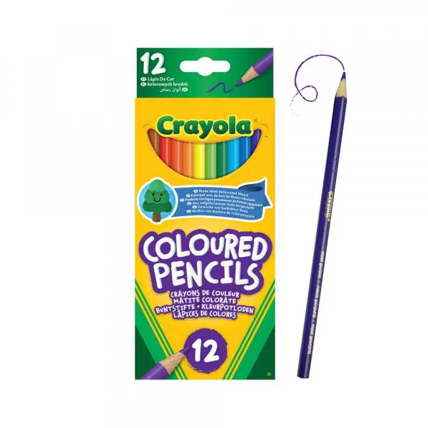 CRAYOLA DRVENE BOJICE 12 KOM 