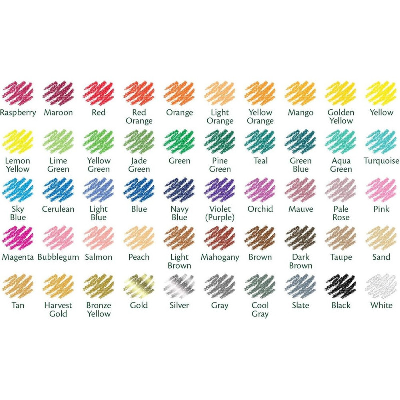 CRAYOLA DRVENE BOJICE 50 KOM 