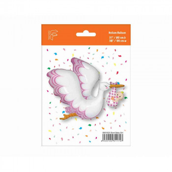 FOLIJA BALON RODA ROZA 60CM 
