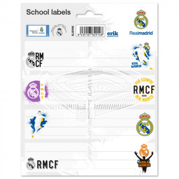 NALEPNICE ZA SVESKE 8 KOM REAL MADRID 