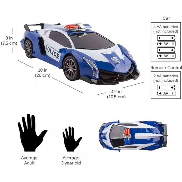 RC AUTOMOBILI BMW POLICE 1/24 