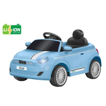 GLOBO FIAT 500E AUTOMOBIL NA AKUMULATOR SA DALJINSKIM UPRAVLJANJEM PLAVI