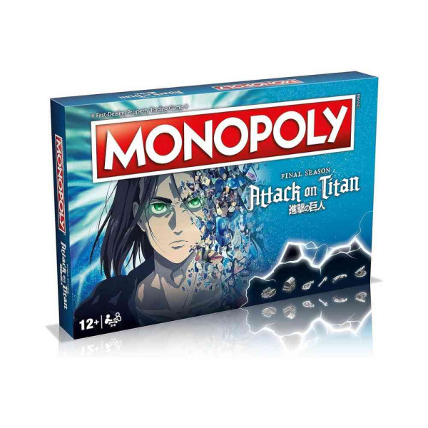 BOARD GAME MONOPOLY - ATTACK ON TITAN - THE FINAL SEASON 