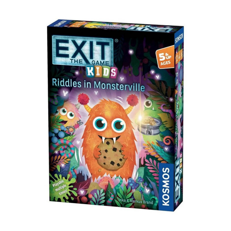 DRUŠTVENA IGRA EXIT KIDS - RIDDLES IN MONSTERVILLE 