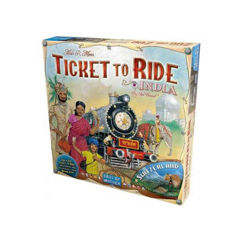 DRUSTVENA IGRA TICKET TO RIDE INDIA & SWITZERLAND 