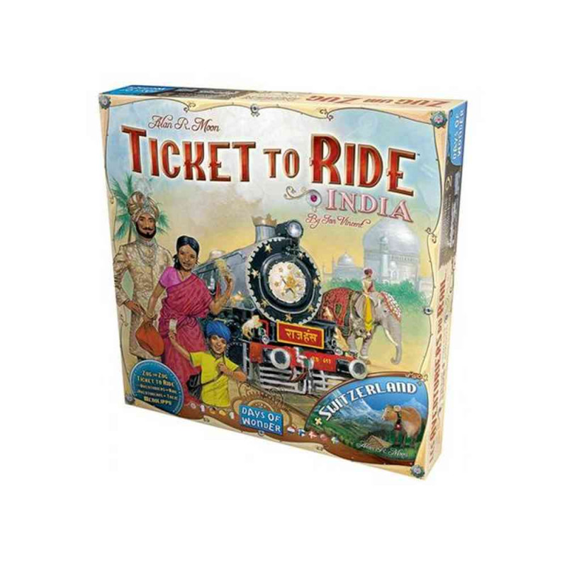 DRUSTVENA IGRA TICKET TO RIDE INDIA & SWITZERLAND 