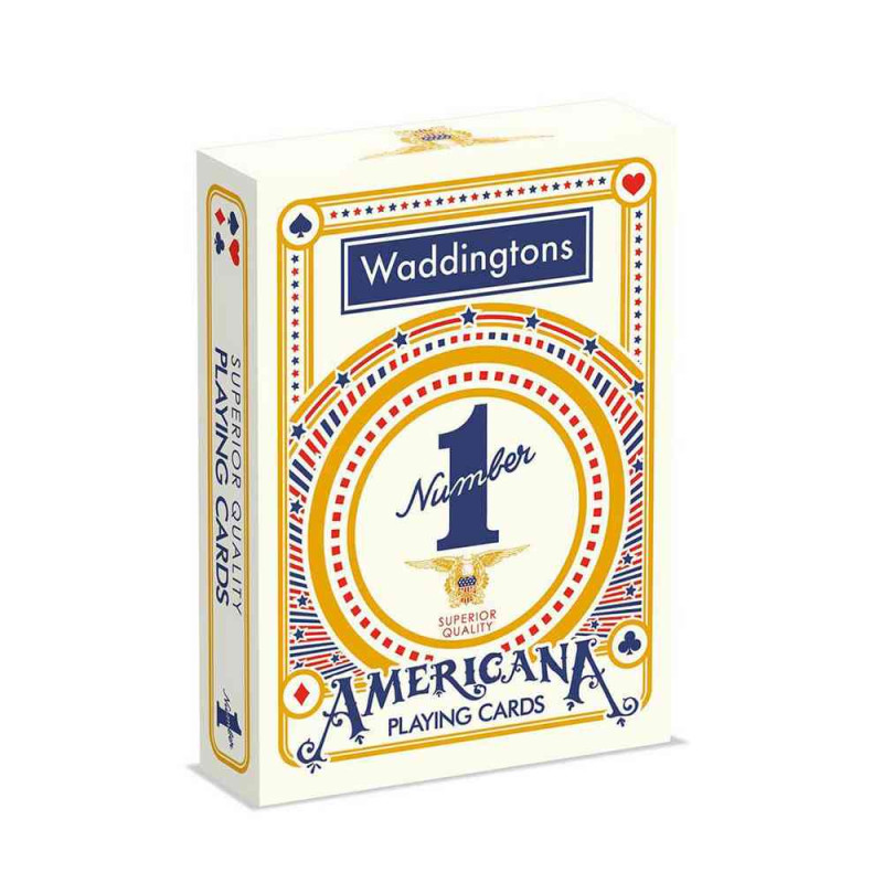KARTE WADDINGTONS NO 1 - AMERICANA - PLAYING CARDS 