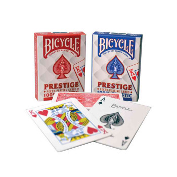 KARTE BICYCLE - PRESTIGE - 100% PLASTIC - POKER PLAYING CARDS 