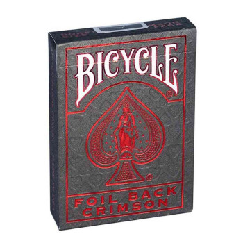 KARTE BICYCLE ULTIMATES - FOIL BACK CRIMSON - PLAYING CARDS 