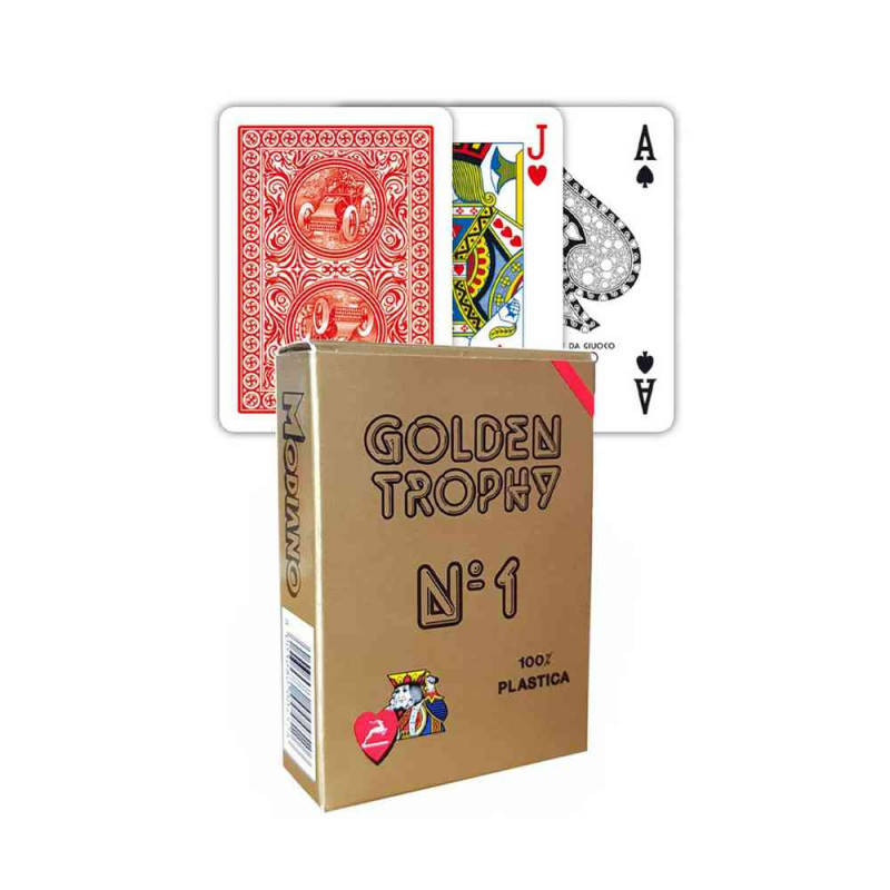 KARTE MODIANO - GOLDEN TROPHY - RED 