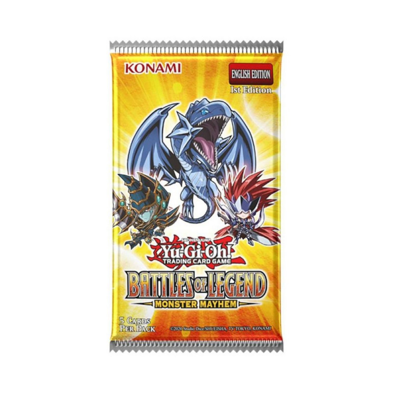 DRUŠTVENA IGRA - YU-GI-OH! - TRADING CARD GAME - MONSTER MAYHEM BOOSTER 