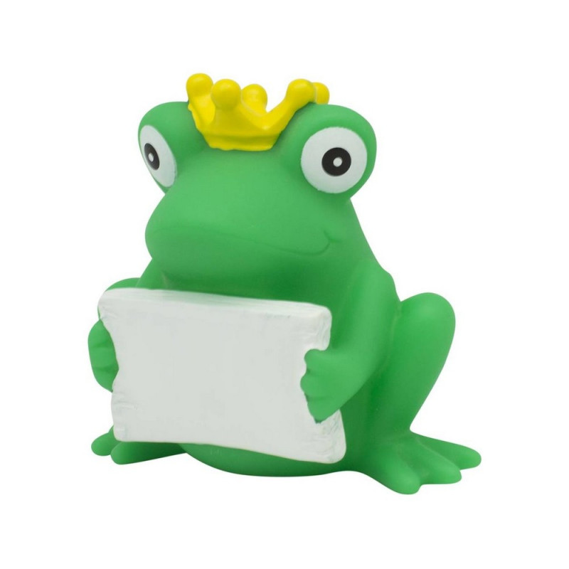 LILALU PATKICA - FROG WITH GREETING SIGN 