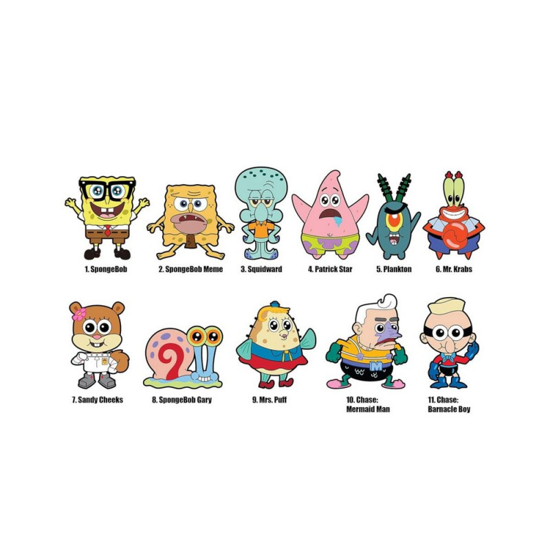 PRIVEZAK SPONGEBOB SQUAREPANTS CLASSICS SERIES 3 - BAG CLIPS 