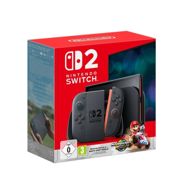 KONZOLA NINTENDO SWITCH 2 - LIGHT BLUE AND LIGHT RED JOY-CON + SWITCH MARIO KART 