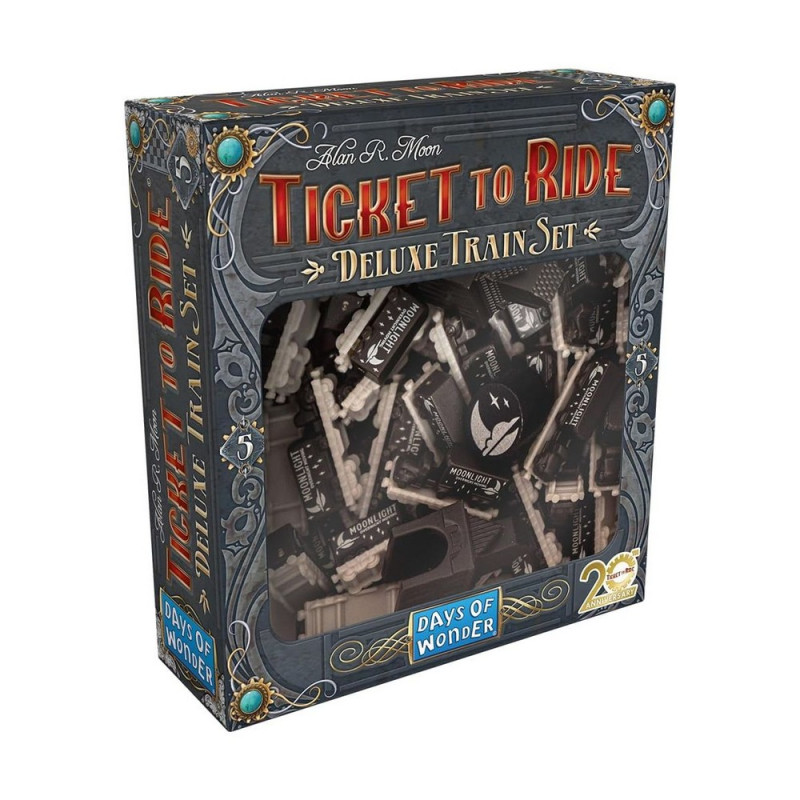 DRUŠTVENA IGRA TICKET TO RIDE EUROPE - 20TH ANNIVERSARY DELUXE TRAIN SET - BLACK 