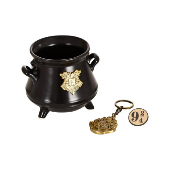 GIFT SET ABYSTYLE - HARRY POTTER - ŠOLJA,PRIVEZAK, BEDŽ 