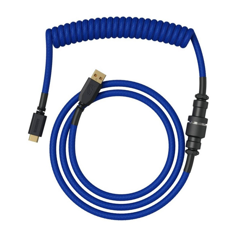 KABL GLORIOUS COILED CABLE USB-C - COBALT BLUE 