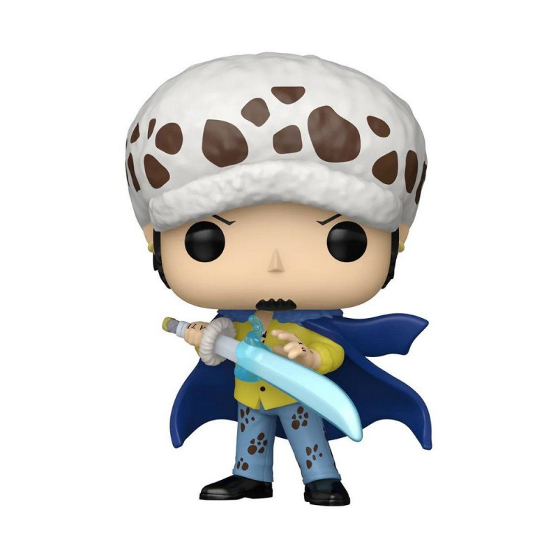 BOBBLE FIGURE ANIME - ONE PIECE POP! - TRAFALGAR LAW - GLOW IN THE DARK 