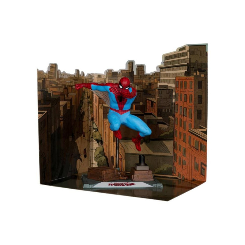 STATUE MARVEL COLLECTION - THE AMAZING SPIDER-MAN - SPIDER-MAN (GOLD LABEL) 15CM 