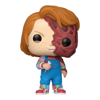 BOBBLE FIGURE TELEVISION - CHUCKY POP! - CHUCKY (MELTED FACE) 9CM 