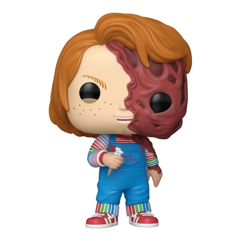 BOBBLE FIGURE TELEVISION - CHUCKY POP! - CHUCKY (MELTED FACE) 9CM 