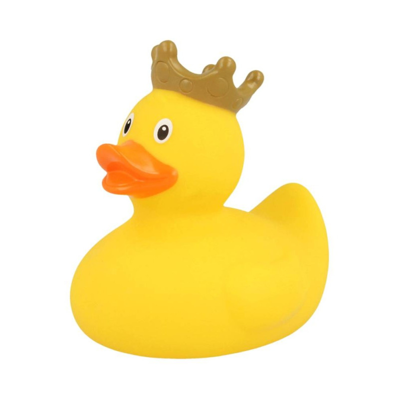 LILALU PATKICA - RUBBER DUCK WITH CROWN - YELOW 