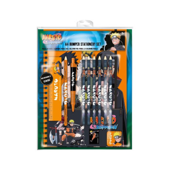 ŠKOLSKI SET - NARUTO SHIPPUDEN BUMPER A4 - STATIONARY SET 