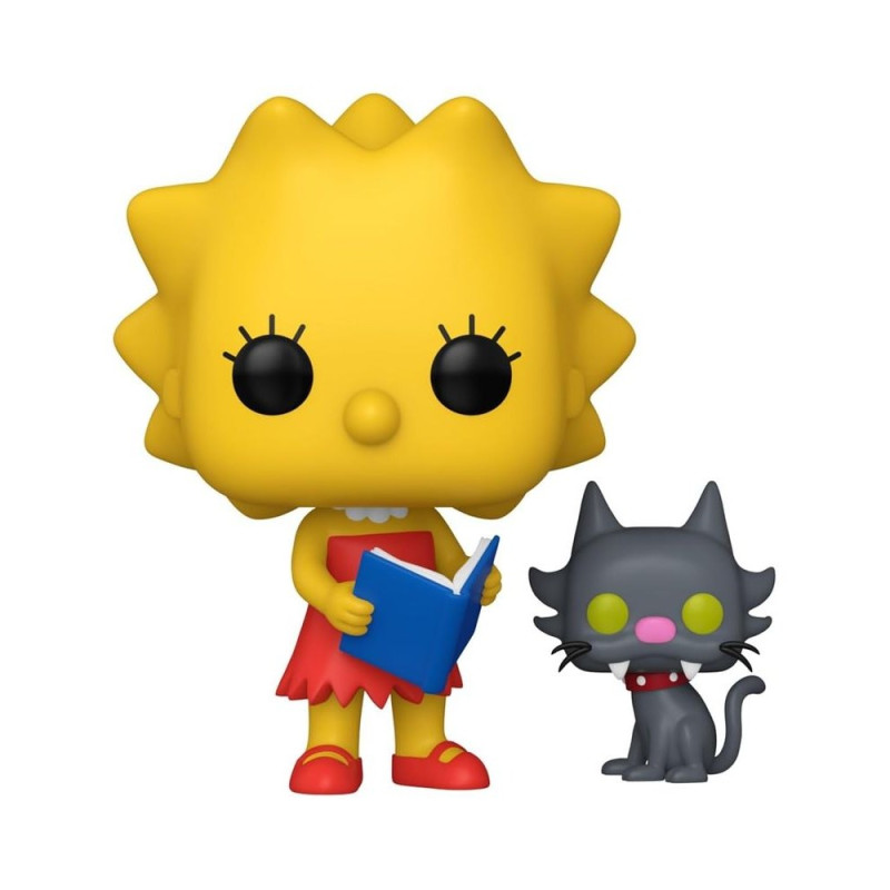 BOBBLE FIGURE TELEVISION - THE SIMPSONS POP! - LISA WITH SNOWBALL 1740 