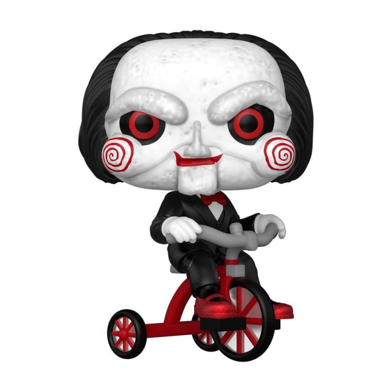 BOBBLE FIGURE MOVIES - SAW POP! - BILLY THE PUPPET ON TRICYCLE #1824 