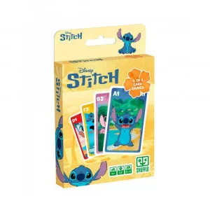 DRUŠTVENA IGRA STITCH - SHUFFLE FUN 4 IN 1
